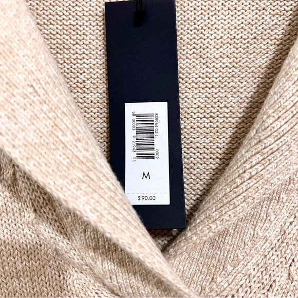 NWT Banana Republic Sailor Sweater in Iced Latte Beige MSRP$90 SOLD OUT ONLINE - Picture 8 of 16